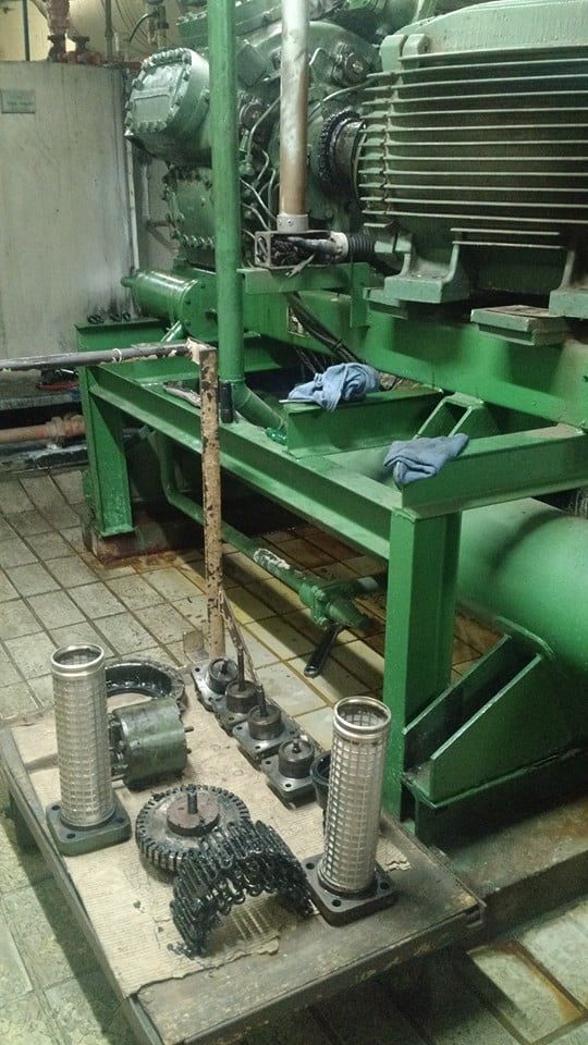 Manutenção de compressor Sabroe