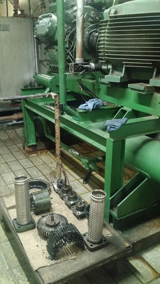 Manutenção de compressor Sabroe