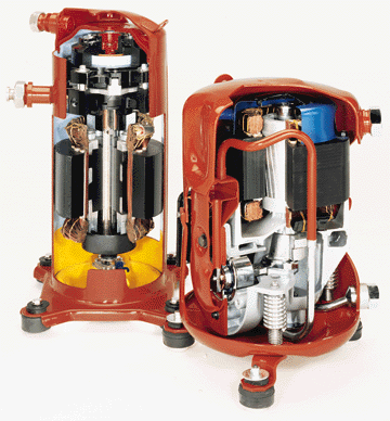 Compressor de refrigeração industrial